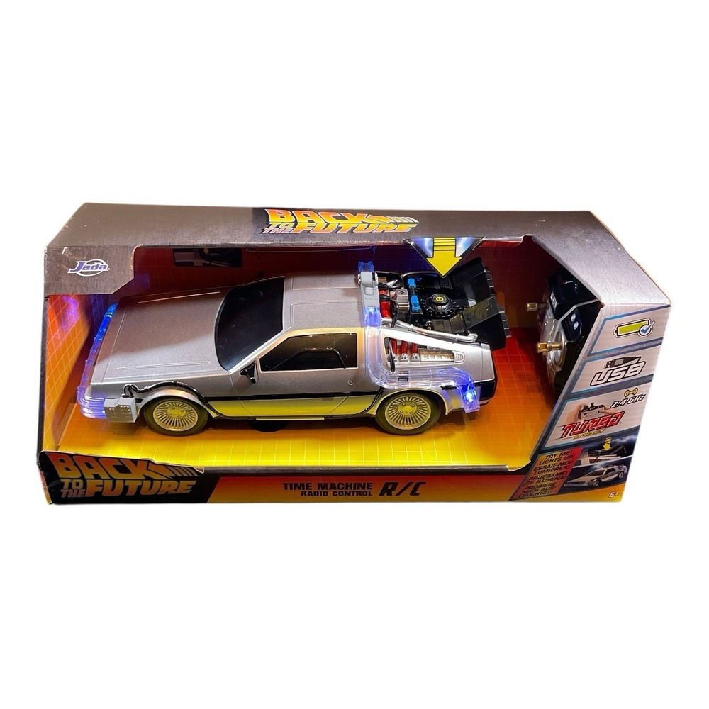 Jada Back To The Future Time Machine DeLorean  1:16 Scale Radio Control R/C New
